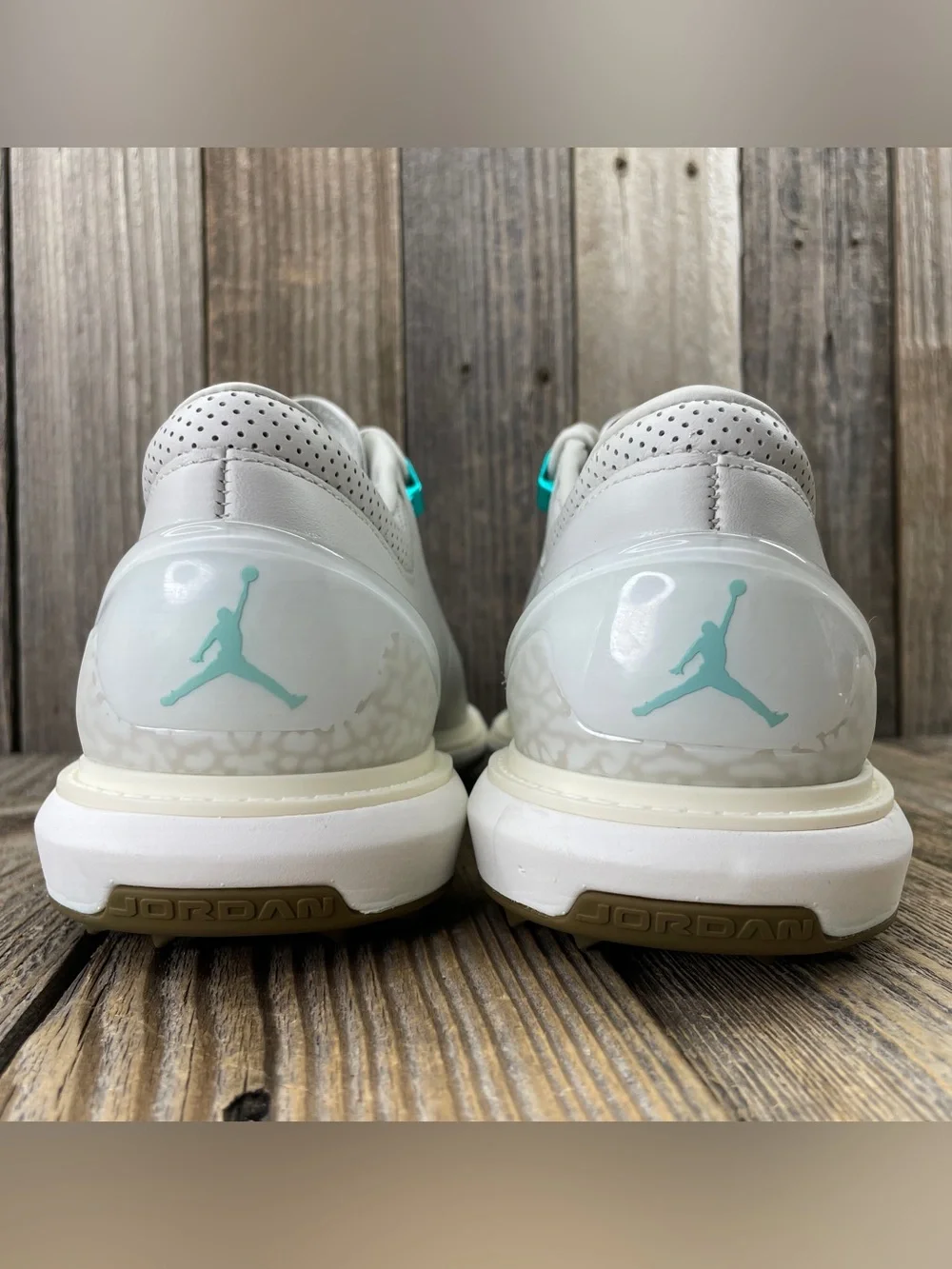 Nike Mens Size 8.5 Air Jordan ADG 4 'Grey Fog' Golf Shoes Spikeless DM0103-001